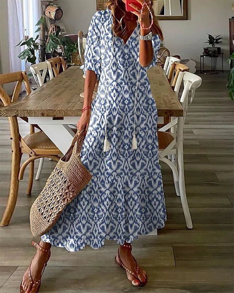 CLAIRE LYON | ROBE MIDI BOHO POUR FEMMES