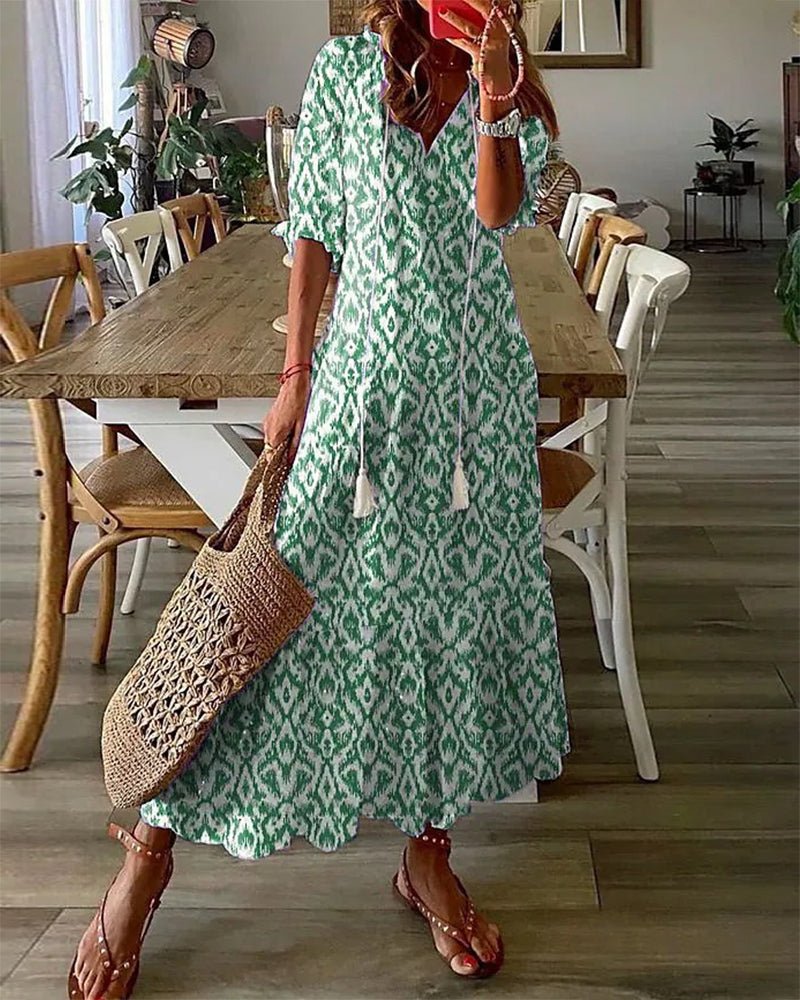 CLAIRE LYON | ROBE MIDI BOHO POUR FEMMES