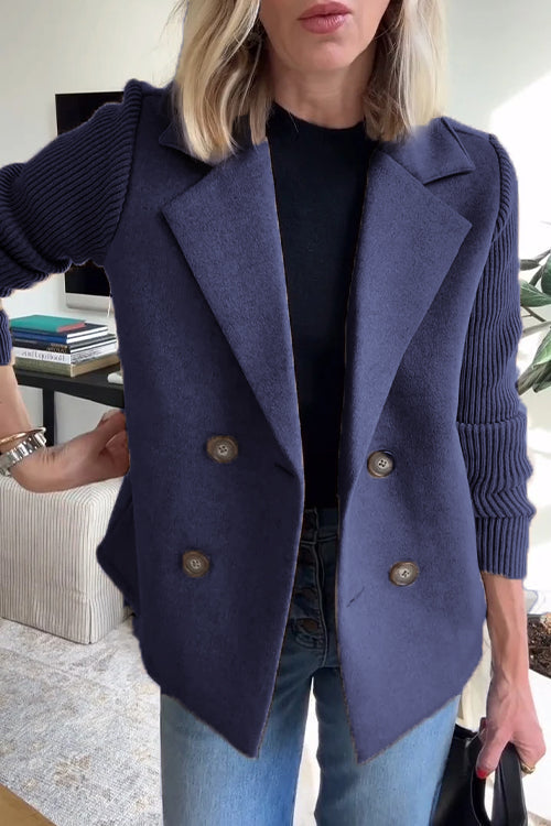 Lenora - Blazer Chic en Tricot à Manches