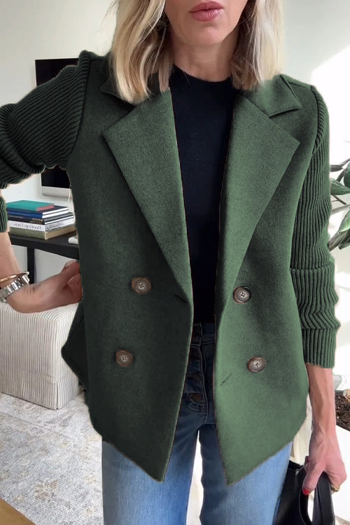 Lenora - Blazer Chic en Tricot à Manches