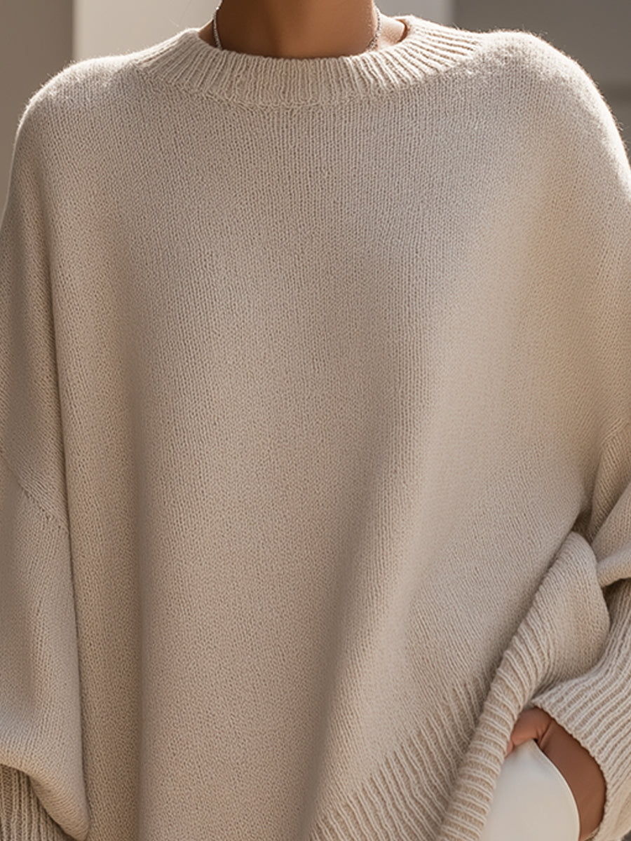 CLAIRE LYON | PULL SURDIMENSIONNÉ CÔTELÉ POUR FEMMES