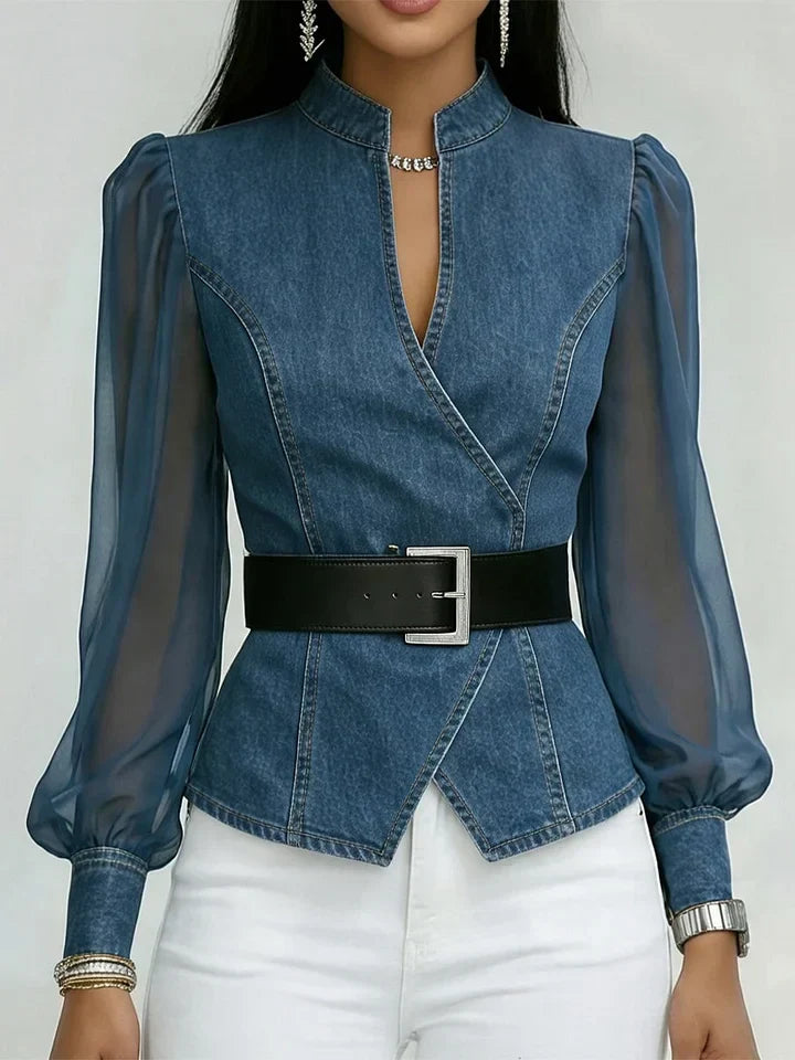 CLAIRE LYON | BLOUSE EN JEAN POUR FEMME
