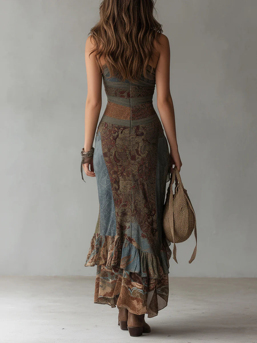CLAIRE LYON | ROBE BOHO MIDI POUR FEMMES