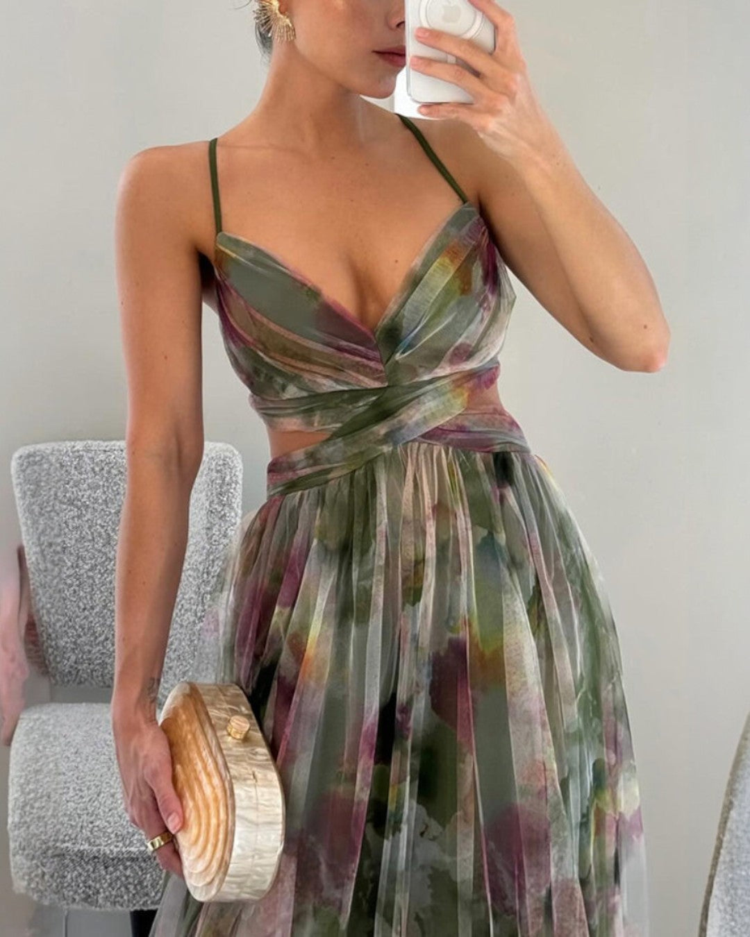 CLAIRE LYON | ROBE MAXI FLORALE POUR FEMMES