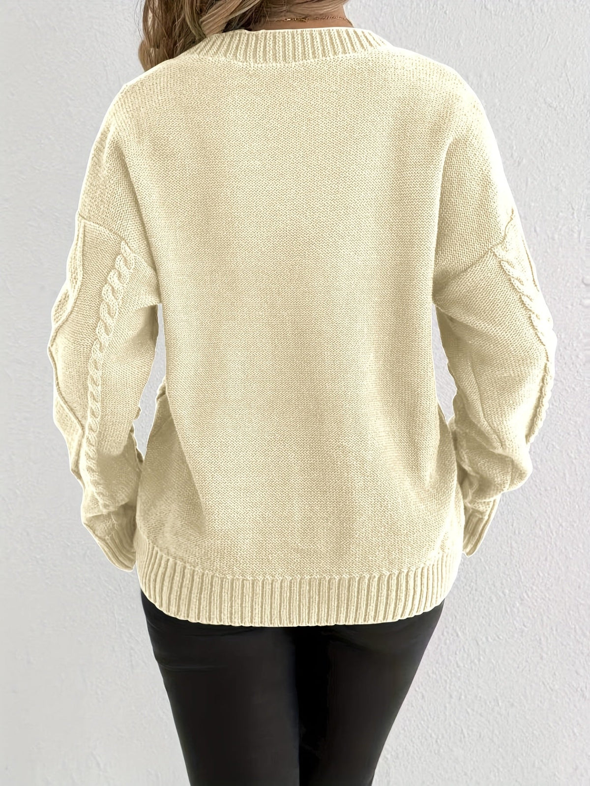Florine | Pull Doux à Motif Floral Torsadé