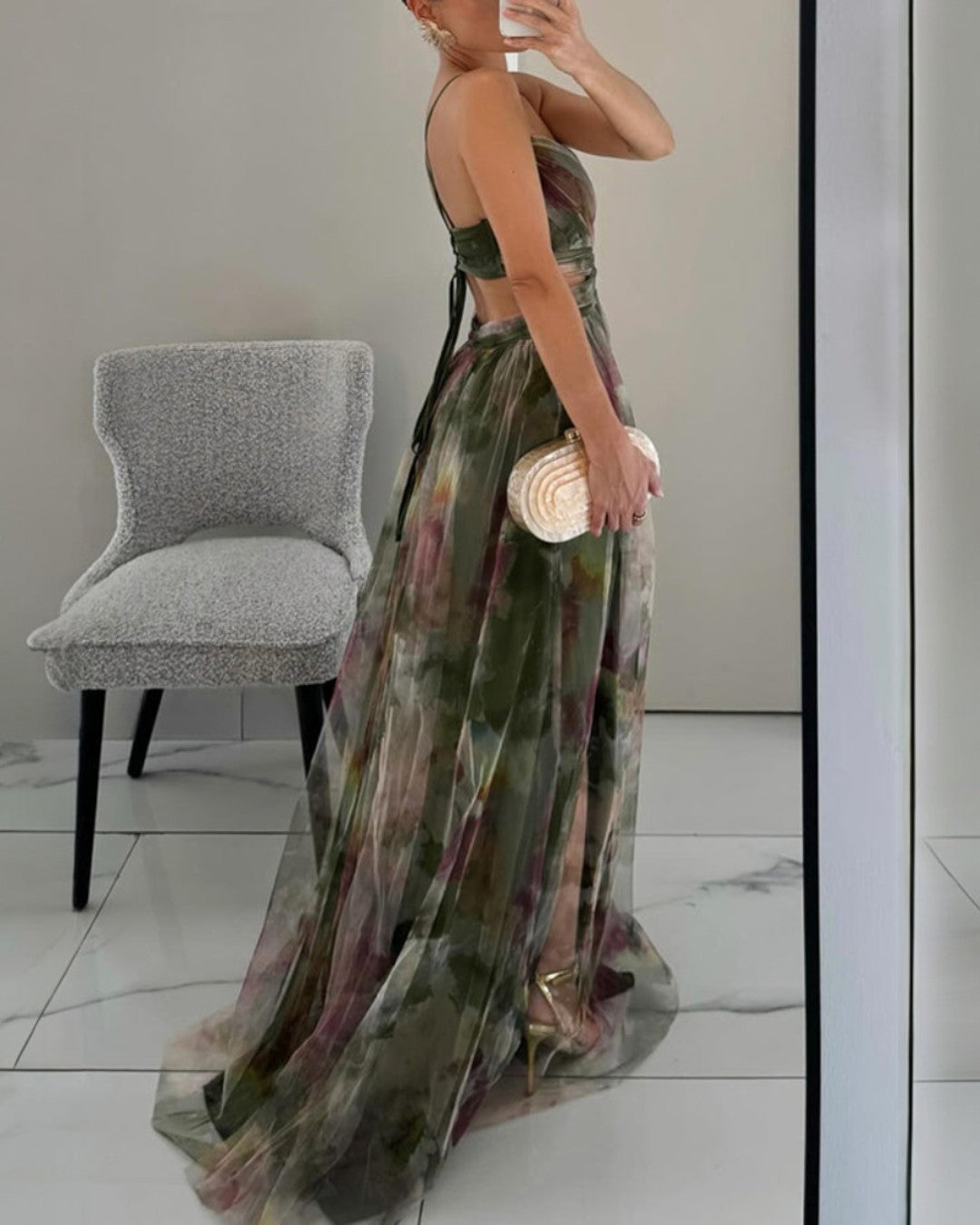 CLAIRE LYON | ROBE MAXI FLORALE POUR FEMMES