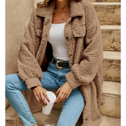 Camille - Cardigan Long Manteau Confort Élégant Femme