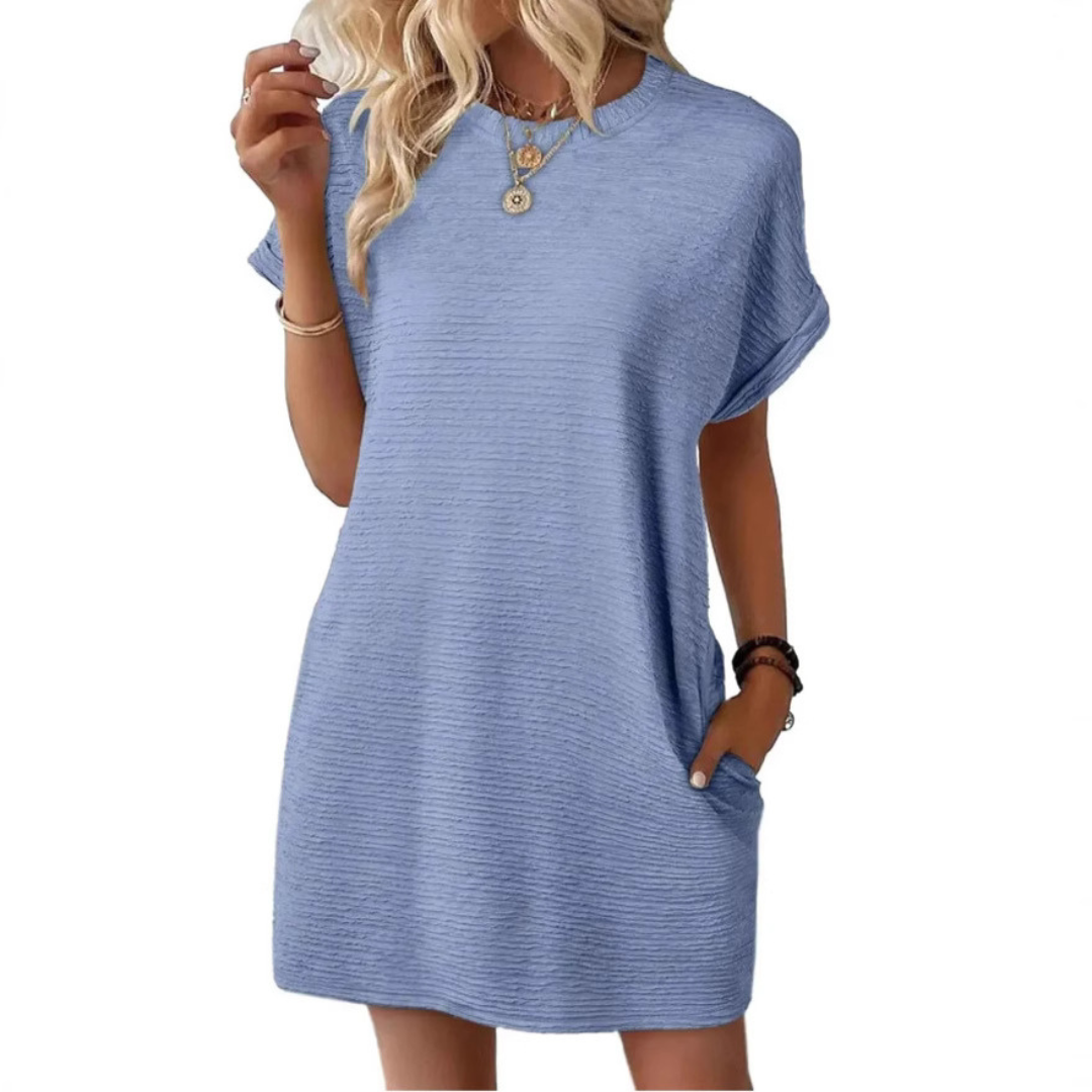 CLAIRE LYON | ROBE À COL ROND POUR FEMMES