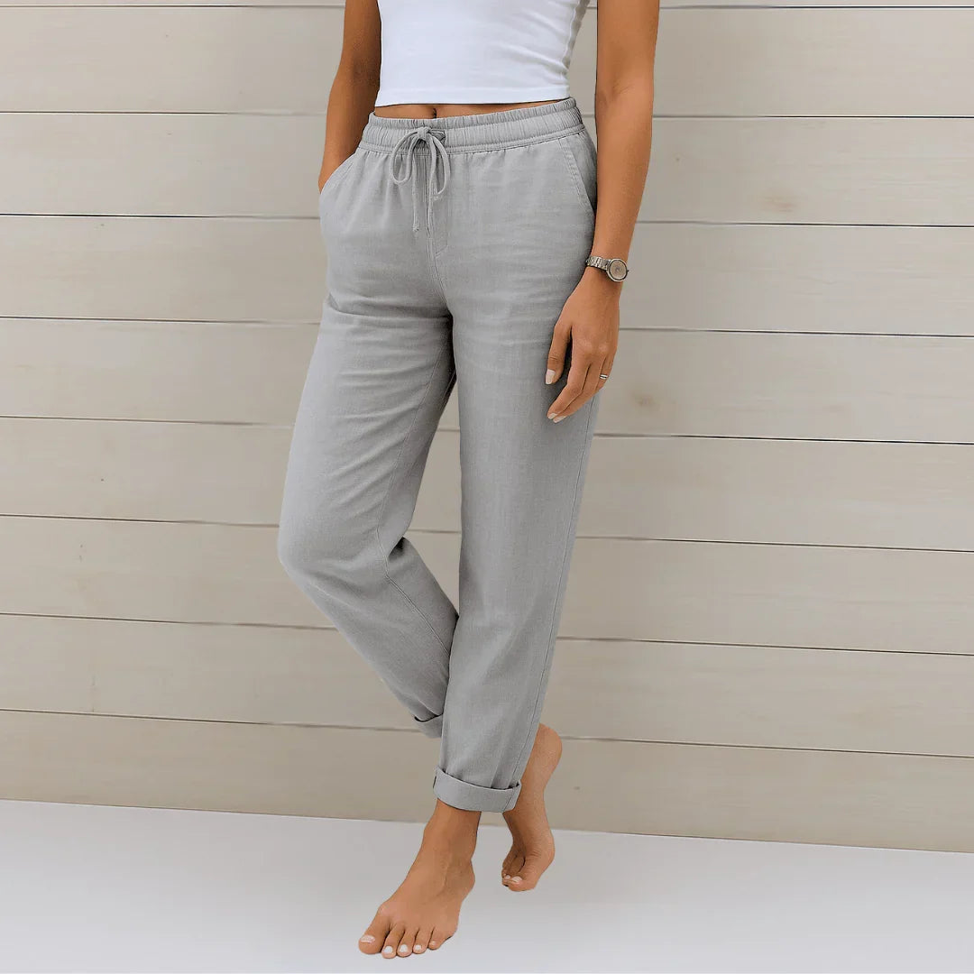 CLAIRE LYON | PANTALON EN LIN MÉLANGÉ POUR FEMME
