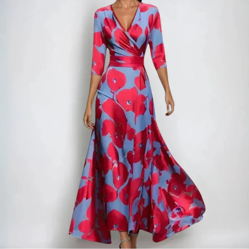CLAIRE LYON | ROBE PORTEFEUILLE ÉLÉGANTE POUR FEMME