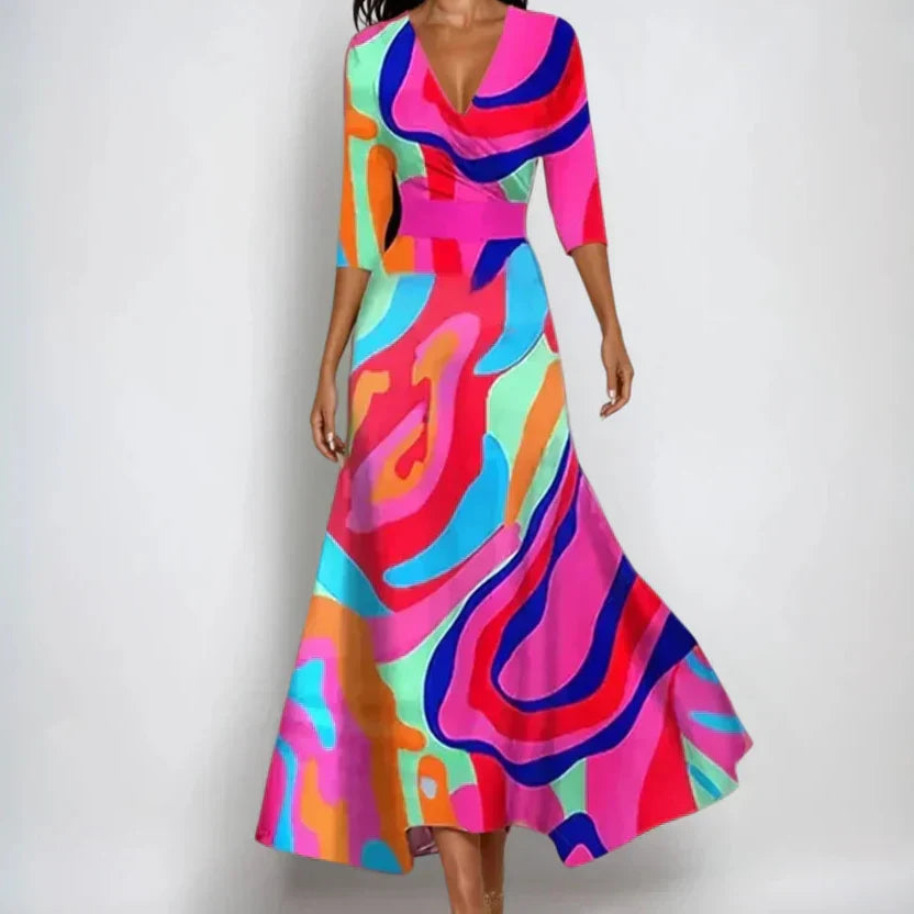 CLAIRE LYON | ROBE PORTEFEUILLE ÉLÉGANTE POUR FEMME