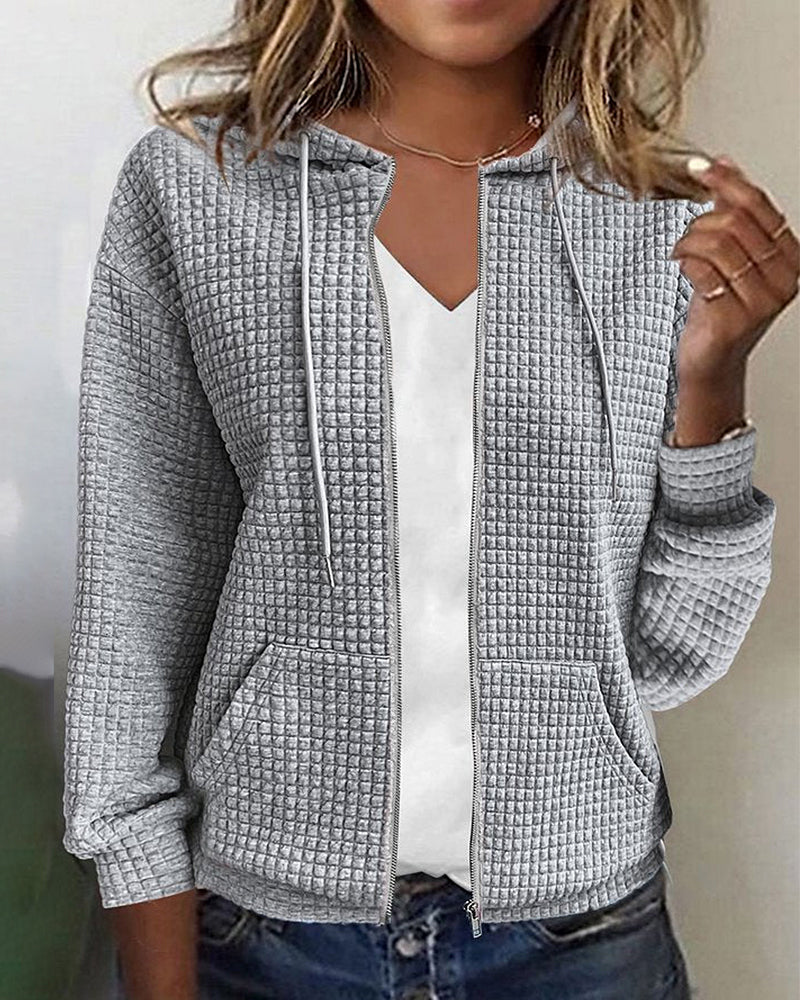 Veste Décontractée à Capuche  Style Moderne et Confort Absolu