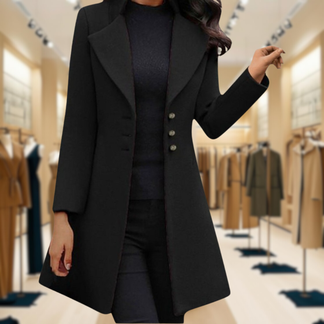 Bianchi - Manteau Ajusté à Manches Longues