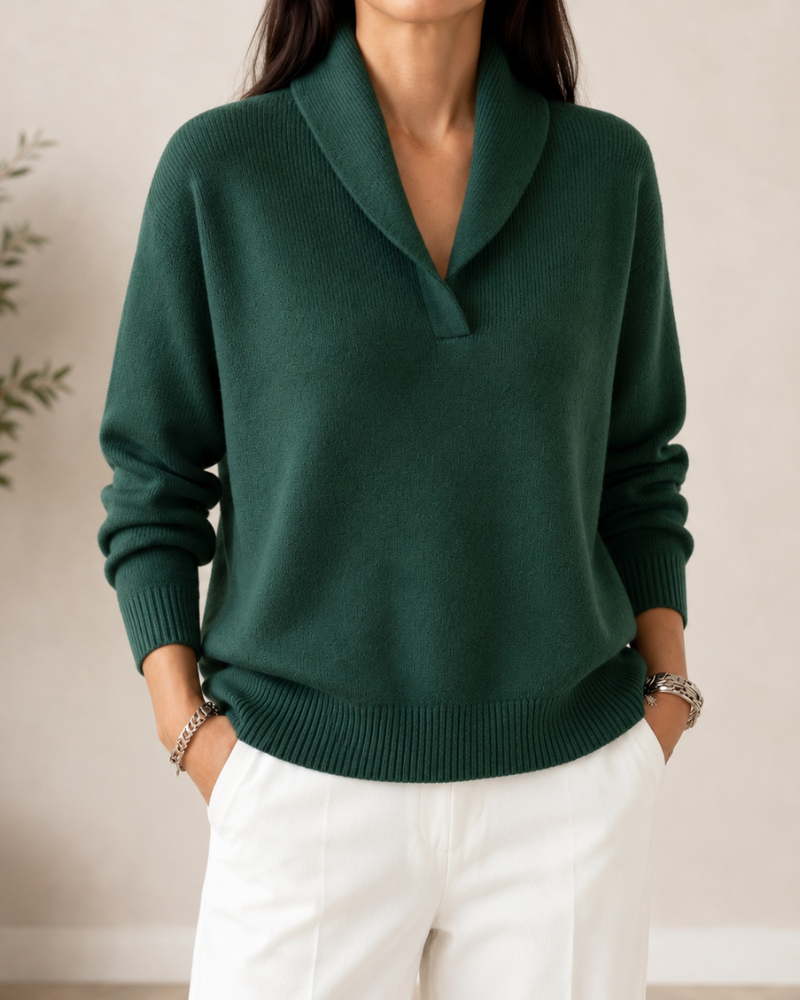 CLAIRE LYON | PULL V-COL DÉTENDUE POUR FEMMES