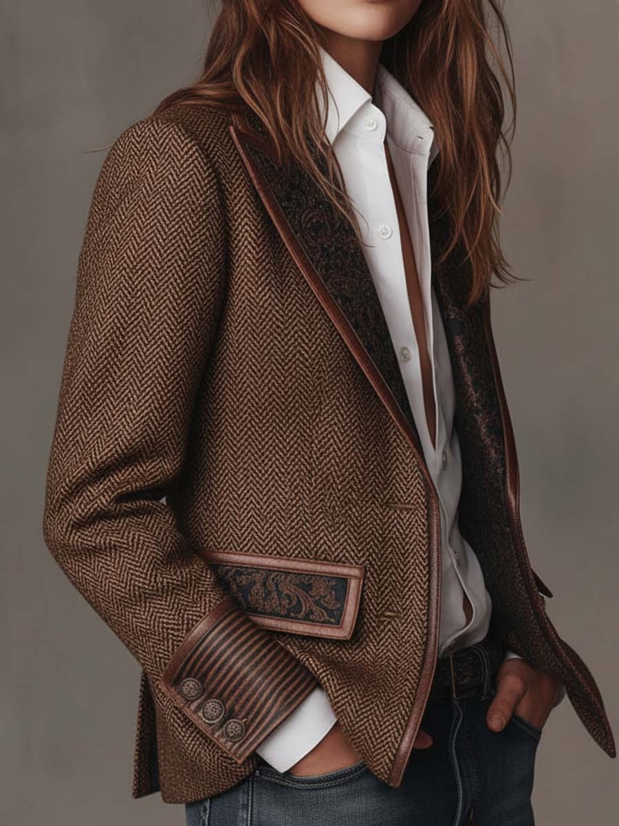 CLAIRE LYON | BLAZER STRUCTURÉ ARTISTIQUE POUR FEMMES