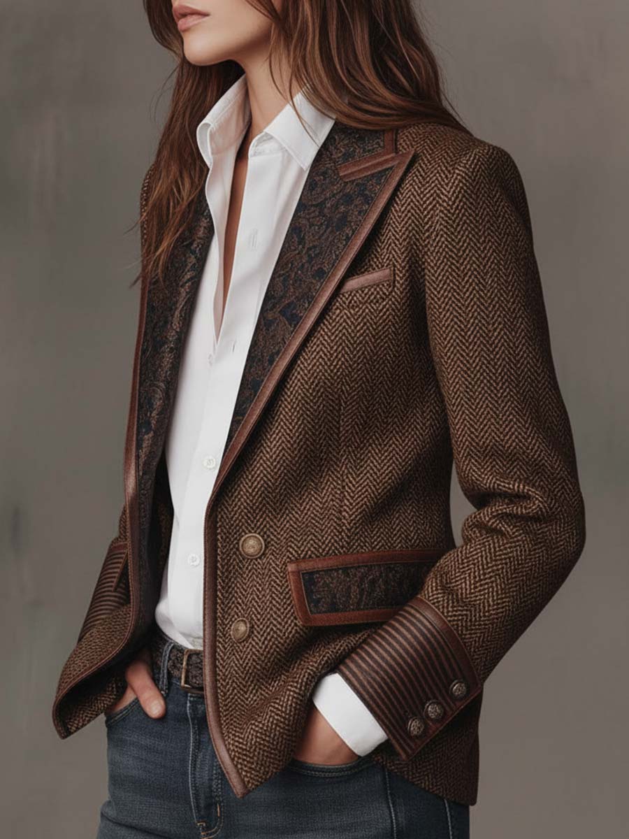 CLAIRE LYON | BLAZER STRUCTURÉ ARTISTIQUE POUR FEMMES
