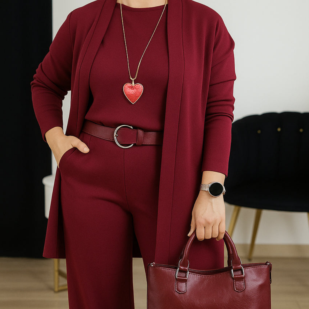 CLAIRE LYON | ENSEMBLE MAILLE TROIS PIÈCES POUR FEMMES