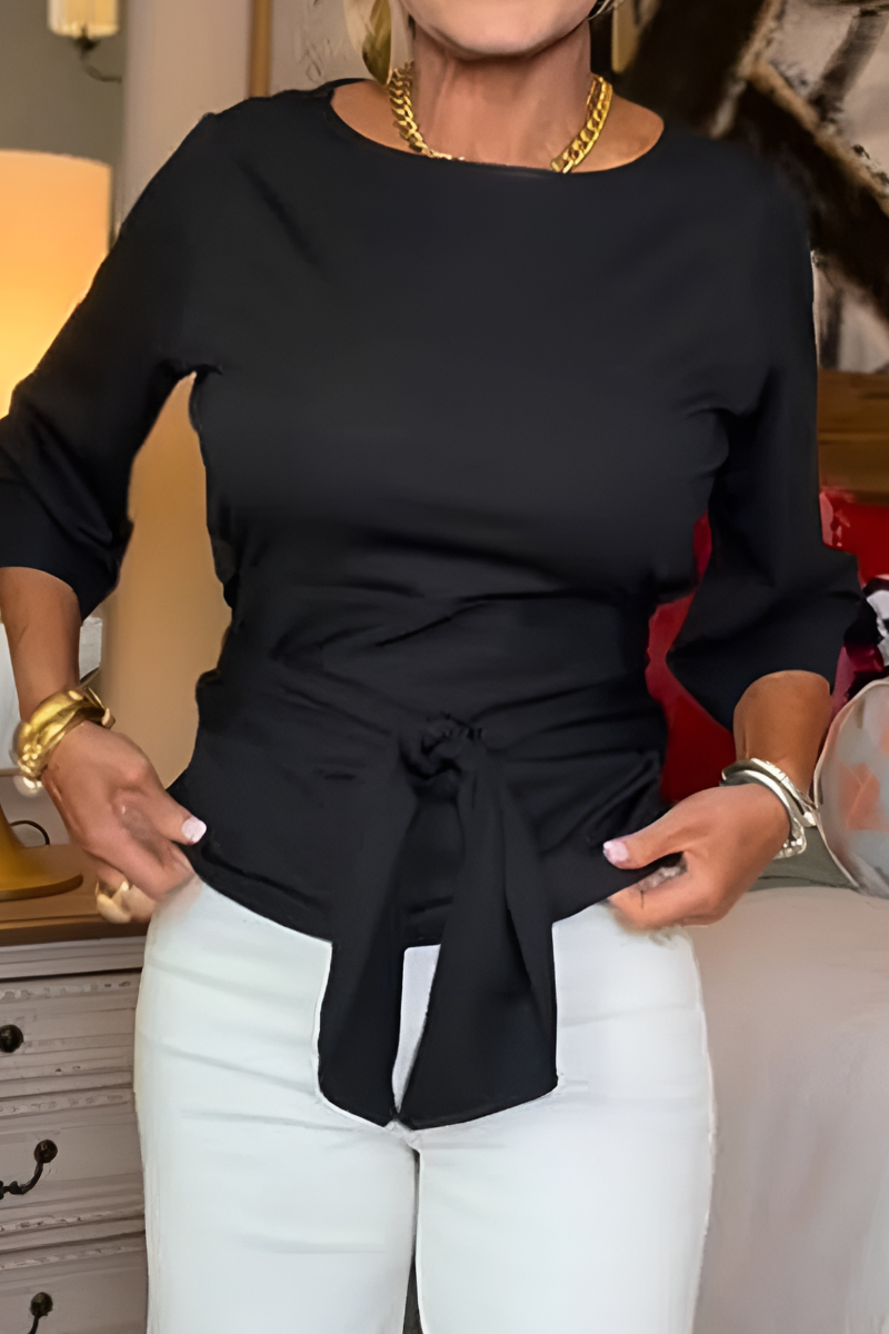 CLAIRE LYON | TOP À NOUER À LA TAILLE POUR FEMMES