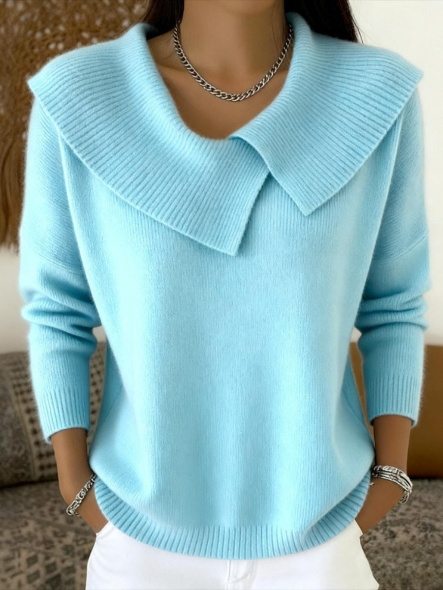 CLAIRE LYON | PULL COL CLASSIQUE POUR FEMME