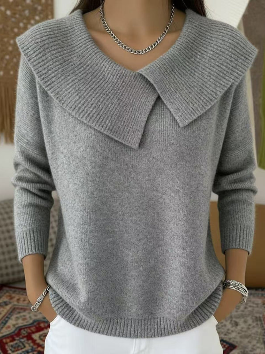 CLAIRE LYON | PULL COL CLASSIQUE POUR FEMME