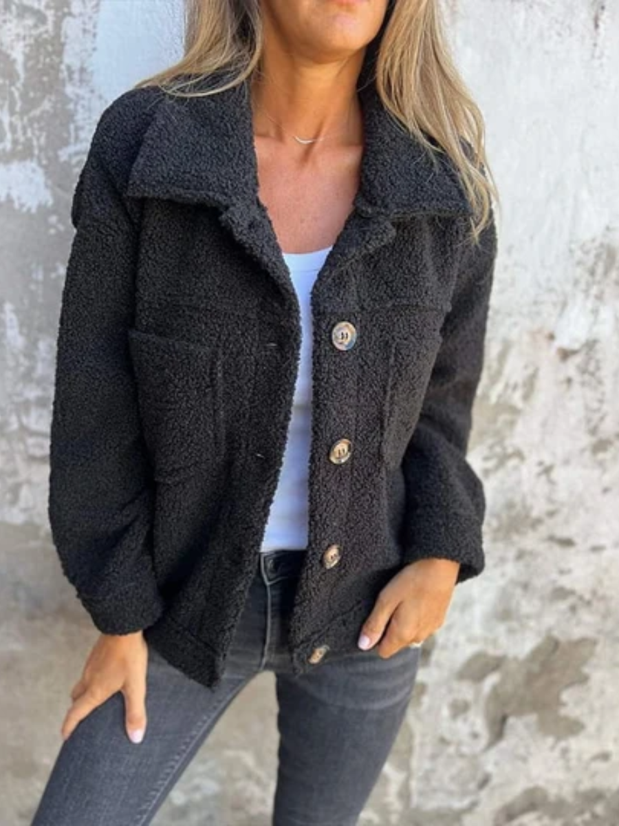 CLAIRE LYON | MANTEAU À BOUTONS TEXTURÉ POUR FEMMES