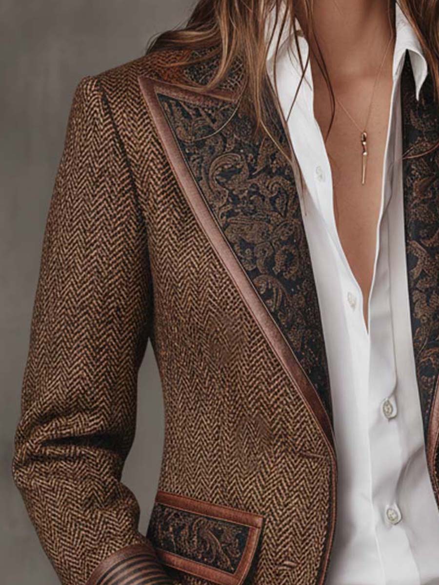 CLAIRE LYON | BLAZER STRUCTURÉ ARTISTIQUE POUR FEMMES