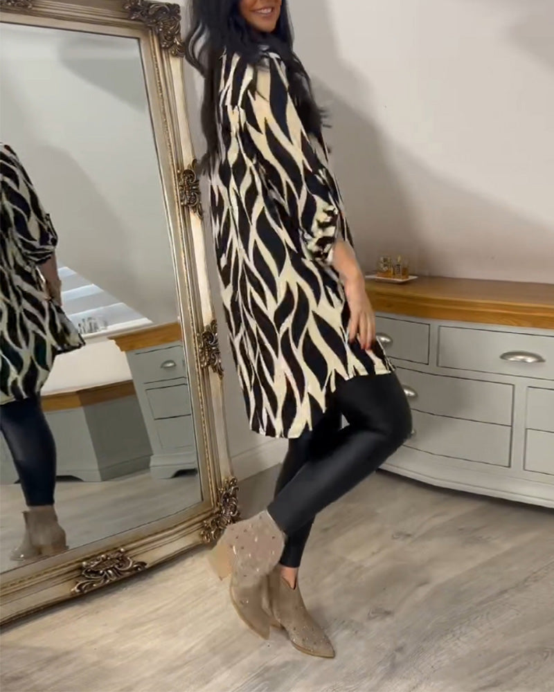CLAIRE LYON | BLOUSE CHIC IMPRIMÉE POUR FEMMES