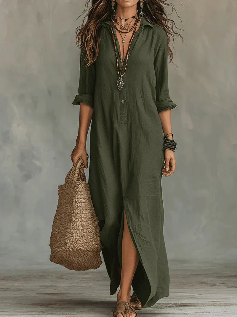 CLAIRE LYON | ROBE MAXI CHIC FLUIDE POUR FEMMES