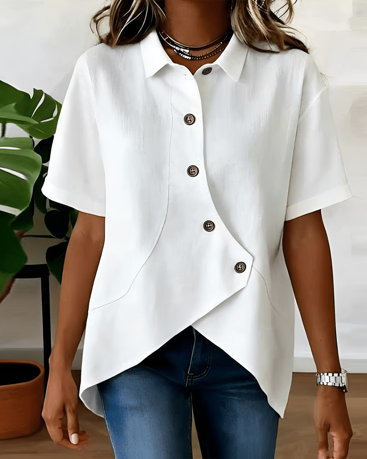 CLAIRE LYON | CHEMISE EN MELANGE DE LIN POUR FEMMES
