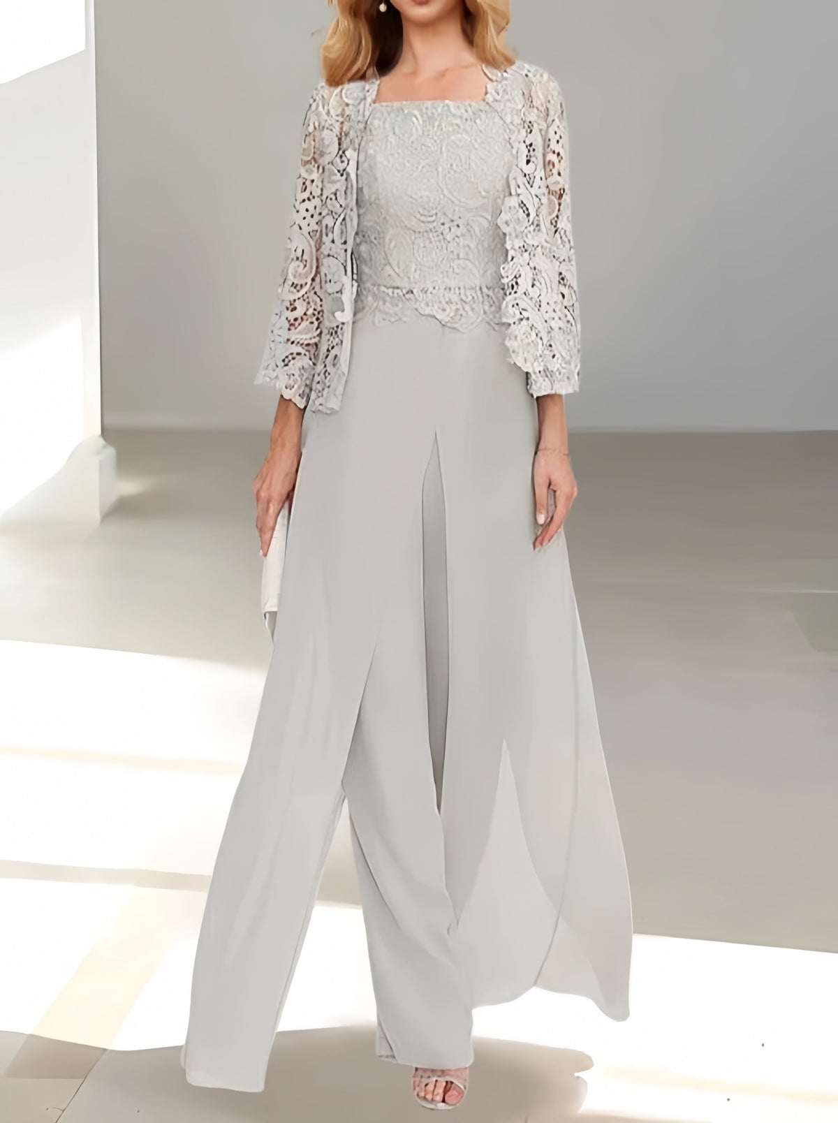 CLAIRE LYON | ÉLÉGANTE ENSEMBLE PANTALON EN MOUSSELINE POUR FEMME
