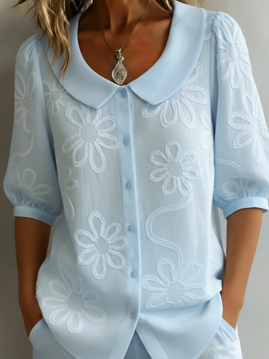 CLAIRE LYON | BLOUSE D'HIVER FLEURIE POUR FEMME