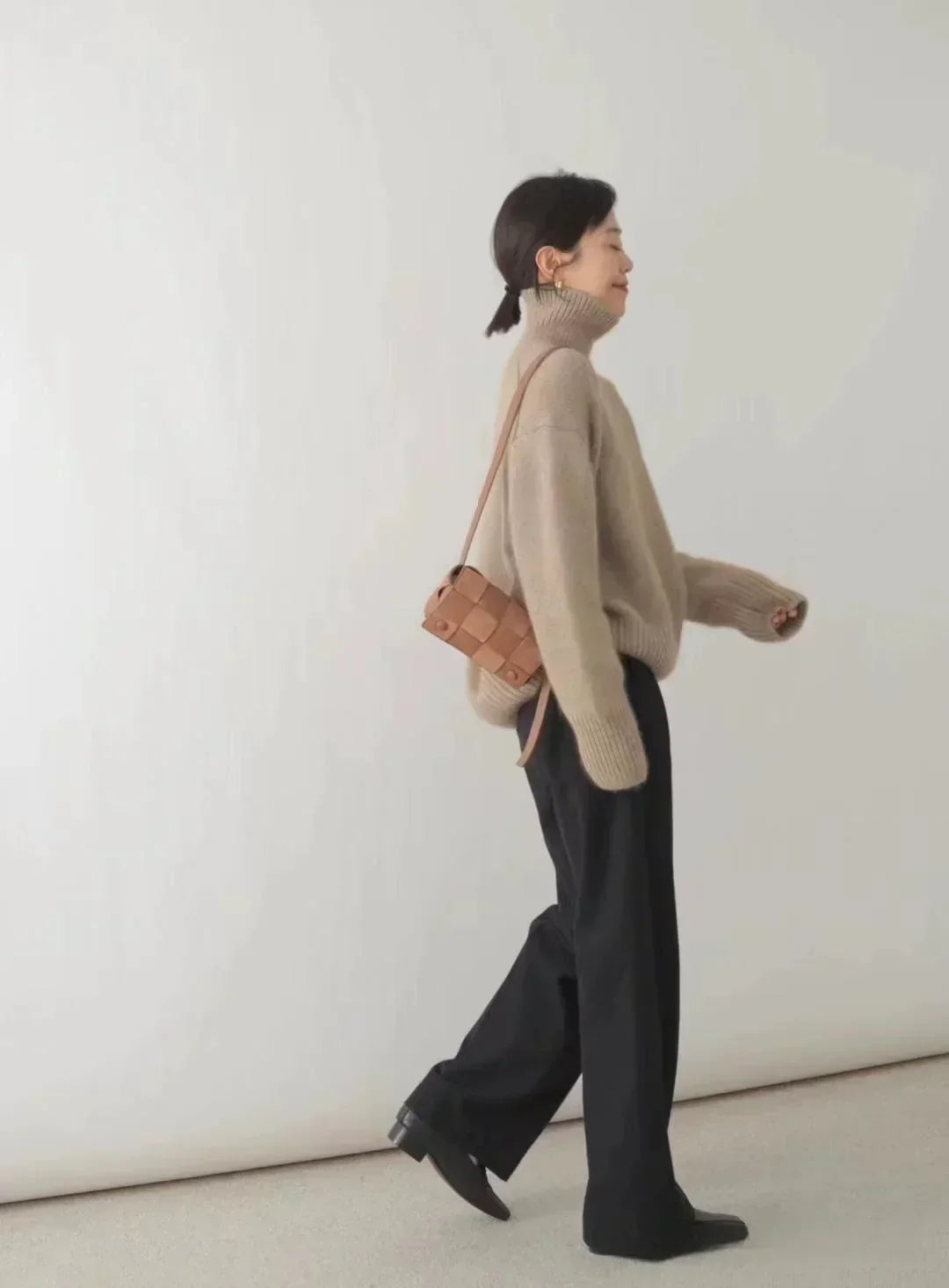 Lisette | Pull col montant en maille