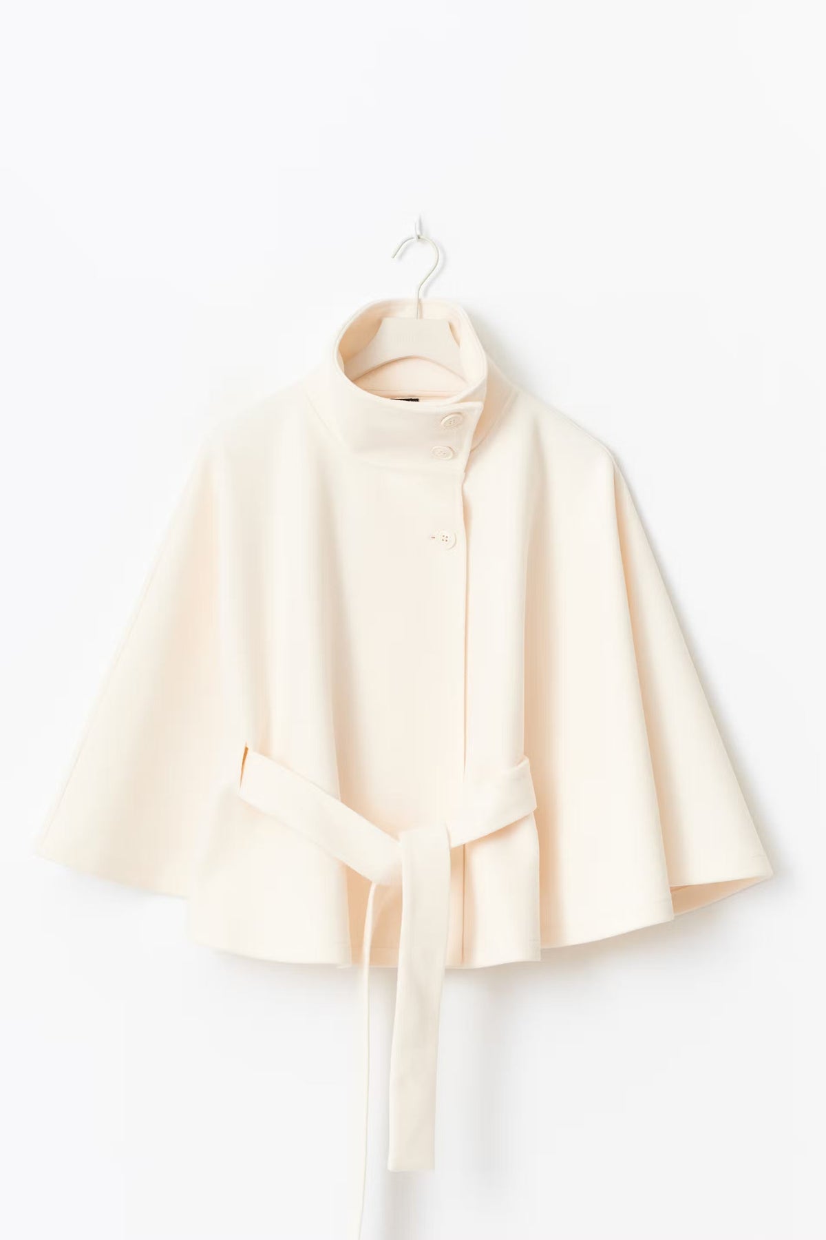 Sofia - Manteau maille femme à col élégant