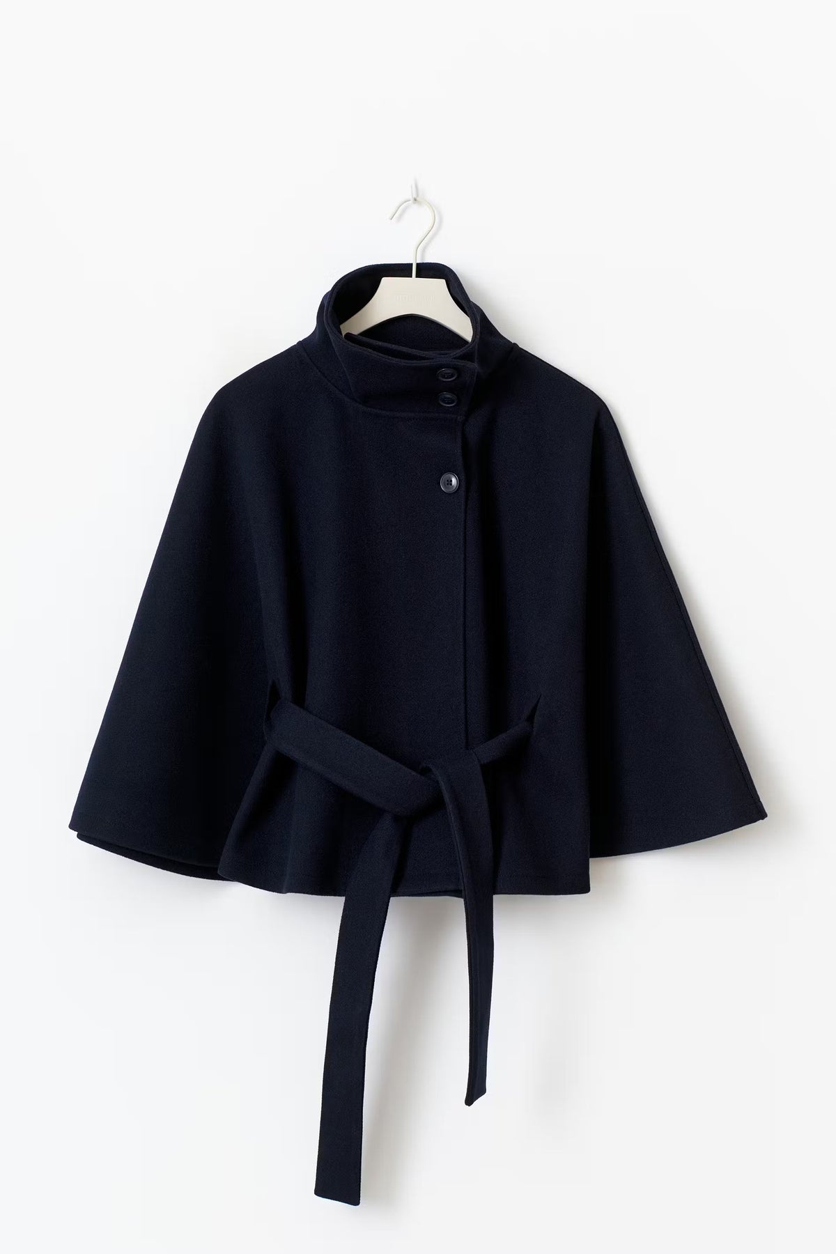 Sofia - Manteau maille femme à col élégant