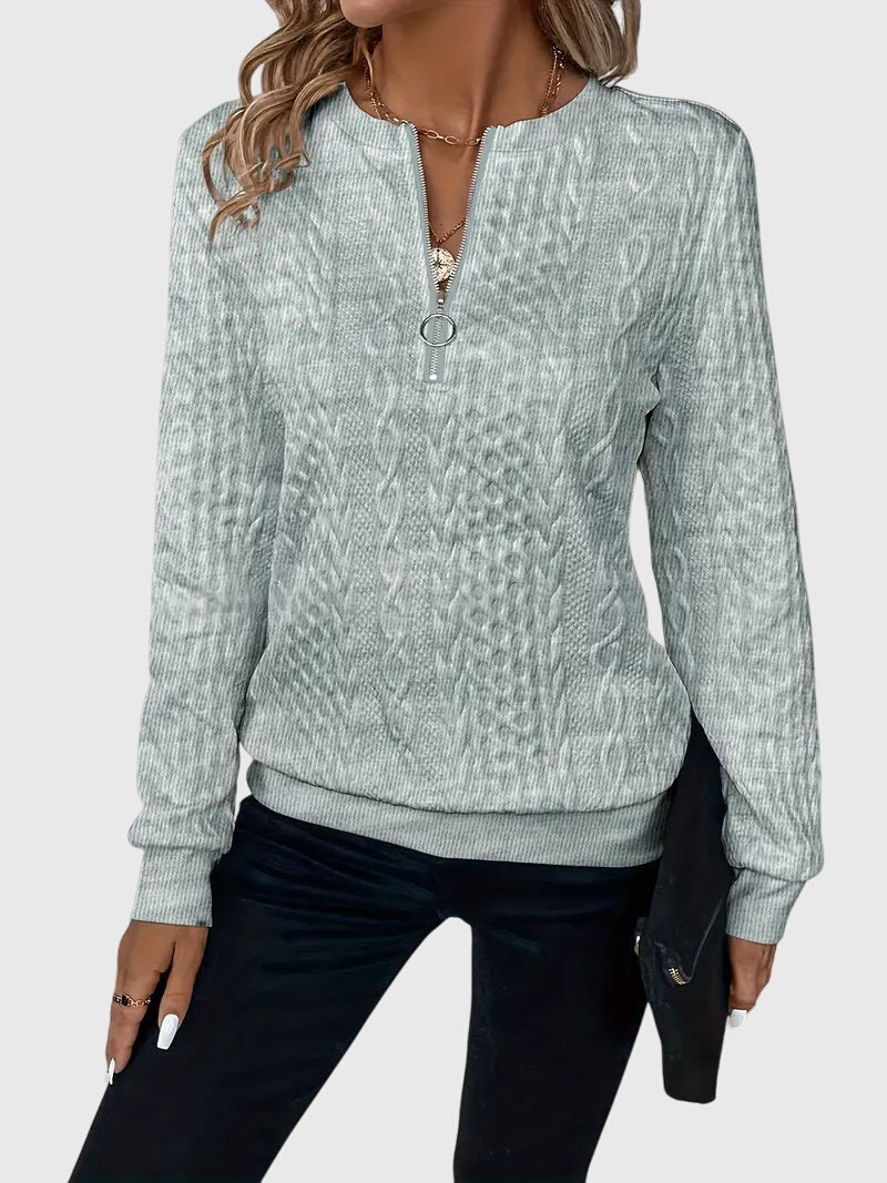 Nora | Pull zippé