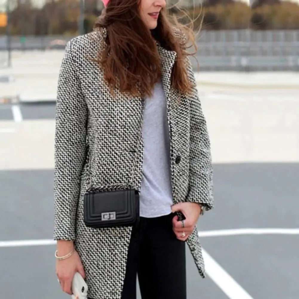 Evelyn - Manteau en Maille Chic pour l'Hiver