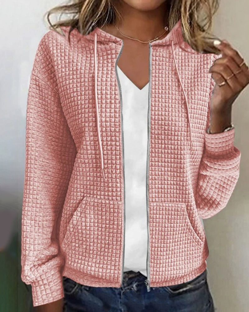 Veste Décontractée à Capuche  Style Moderne et Confort Absolu