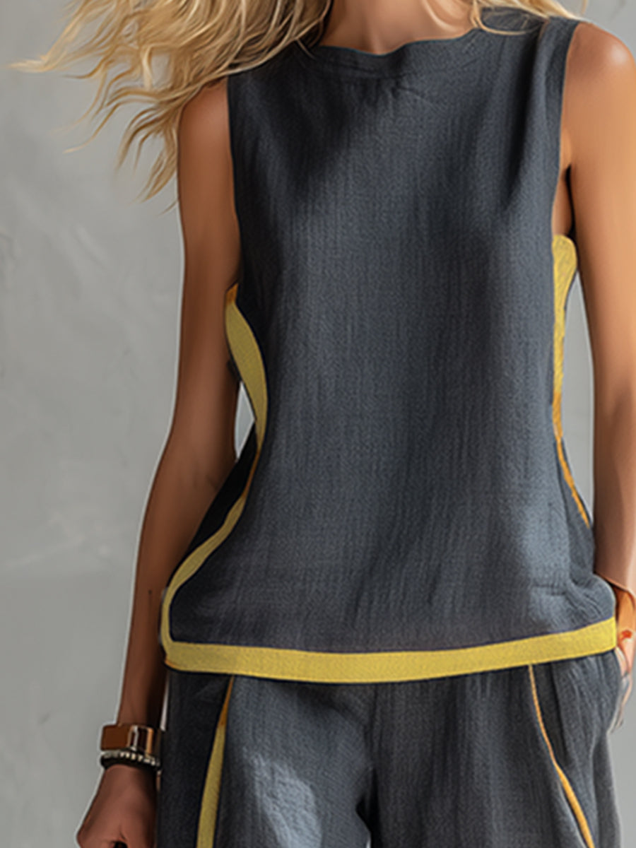 CLAIRE LYON | ENSEMBLE LIN CHIC POUR FEMME