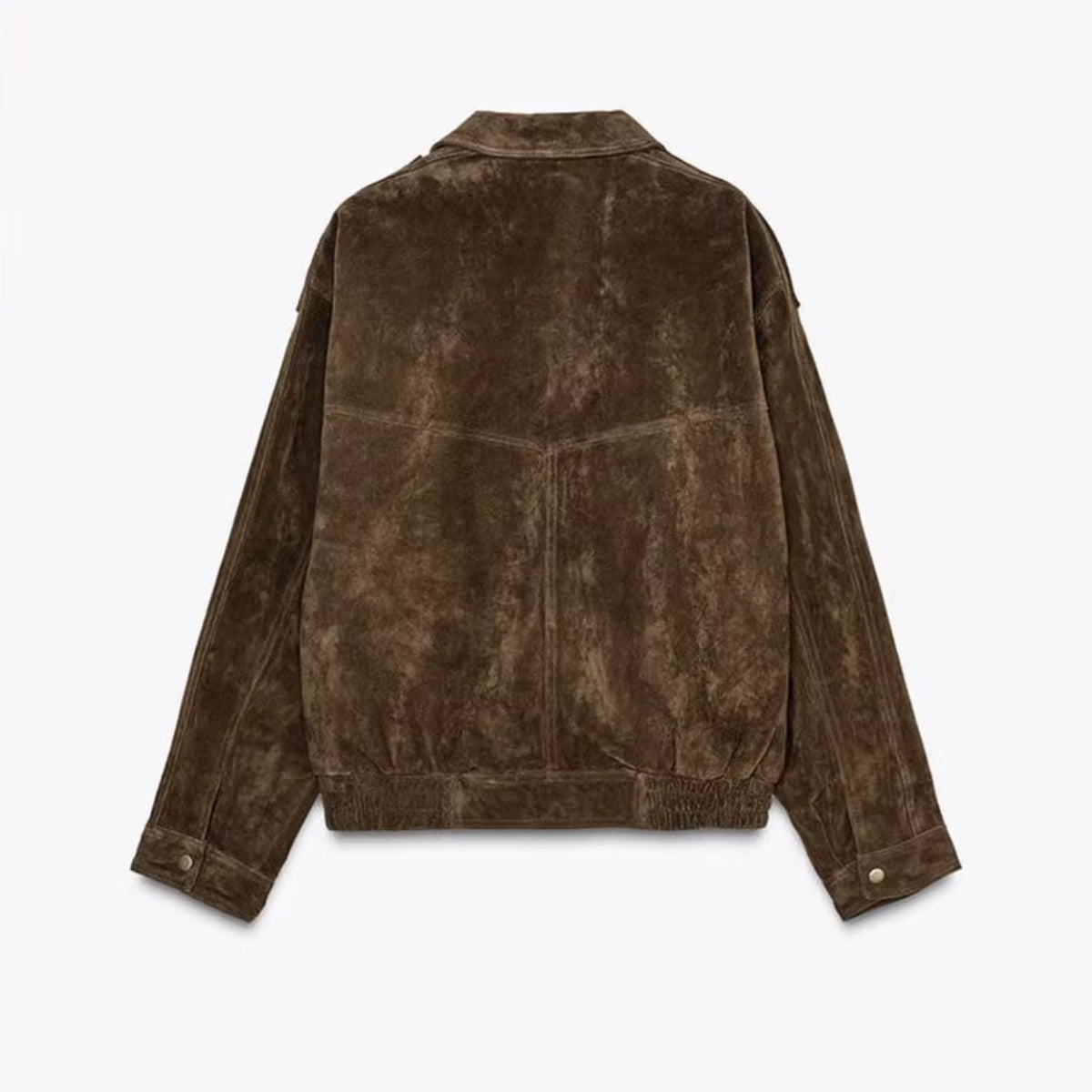Veste femme oversize effet suédine coupe ample style moderne mi-saison