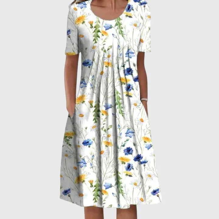 CLAIRE LYON | ROBE ÉLÉGANTE À VOLANTS POUR FEMME