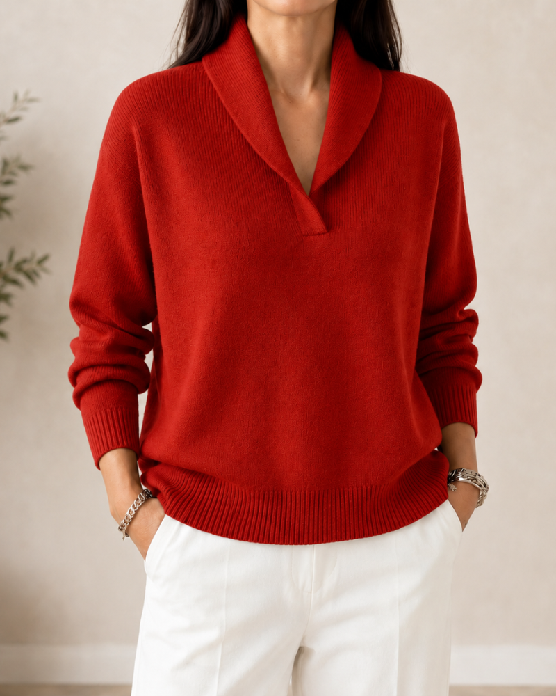 CLAIRE LYON | PULL V-COL DÉTENDUE POUR FEMMES