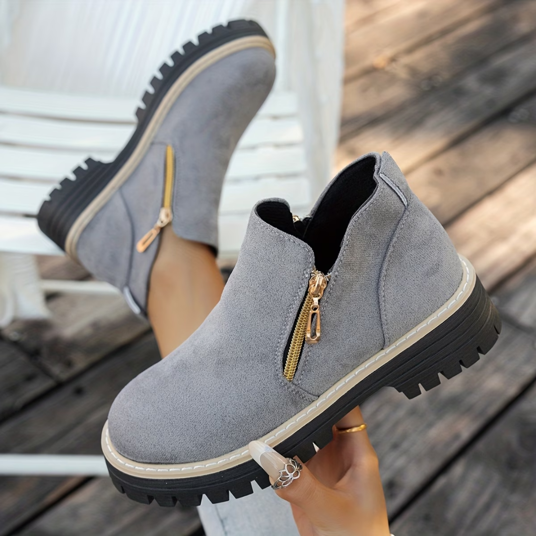 CLAIRE LYON | BOTTINES À DOUBLE ZIP POUR FEMMES