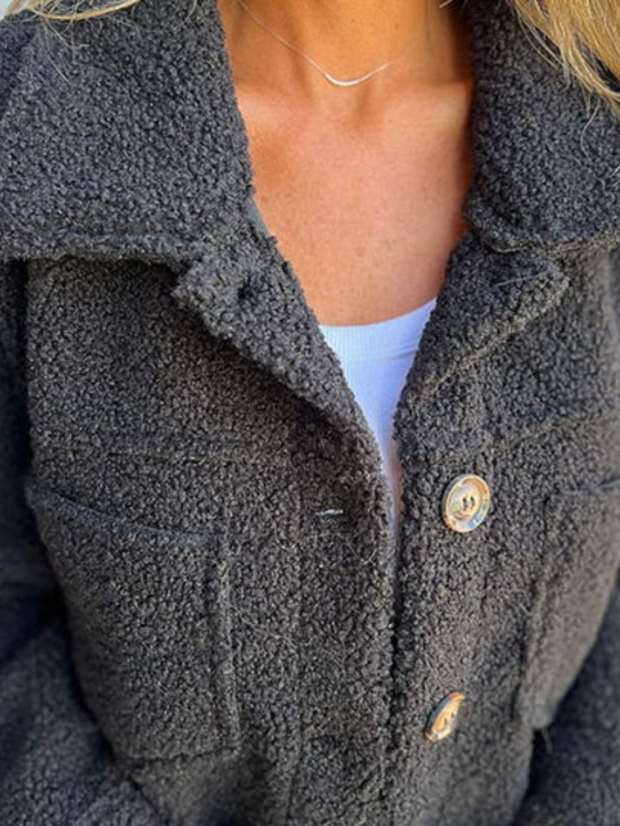 CLAIRE LYON | MANTEAU À BOUTONS TEXTURÉ POUR FEMMES