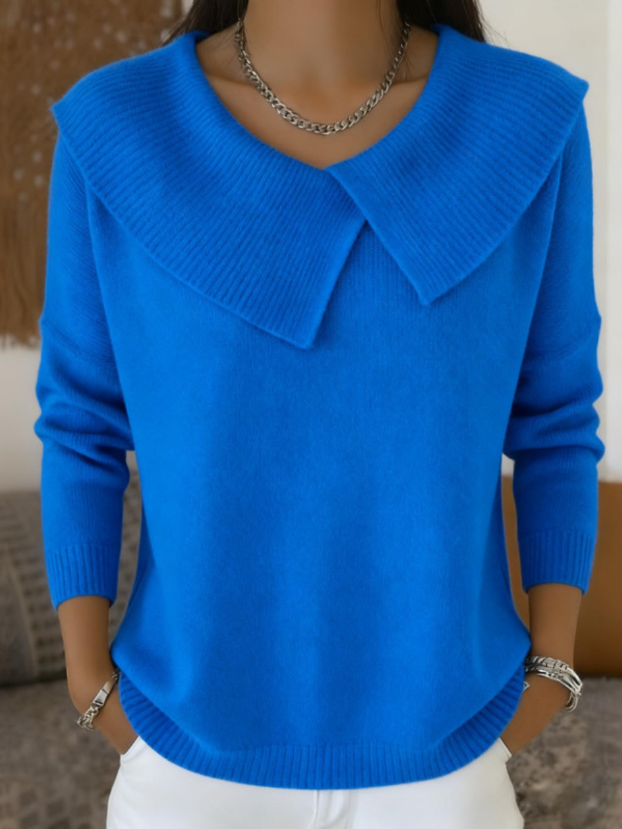 CLAIRE LYON | PULL COL CLASSIQUE POUR FEMME