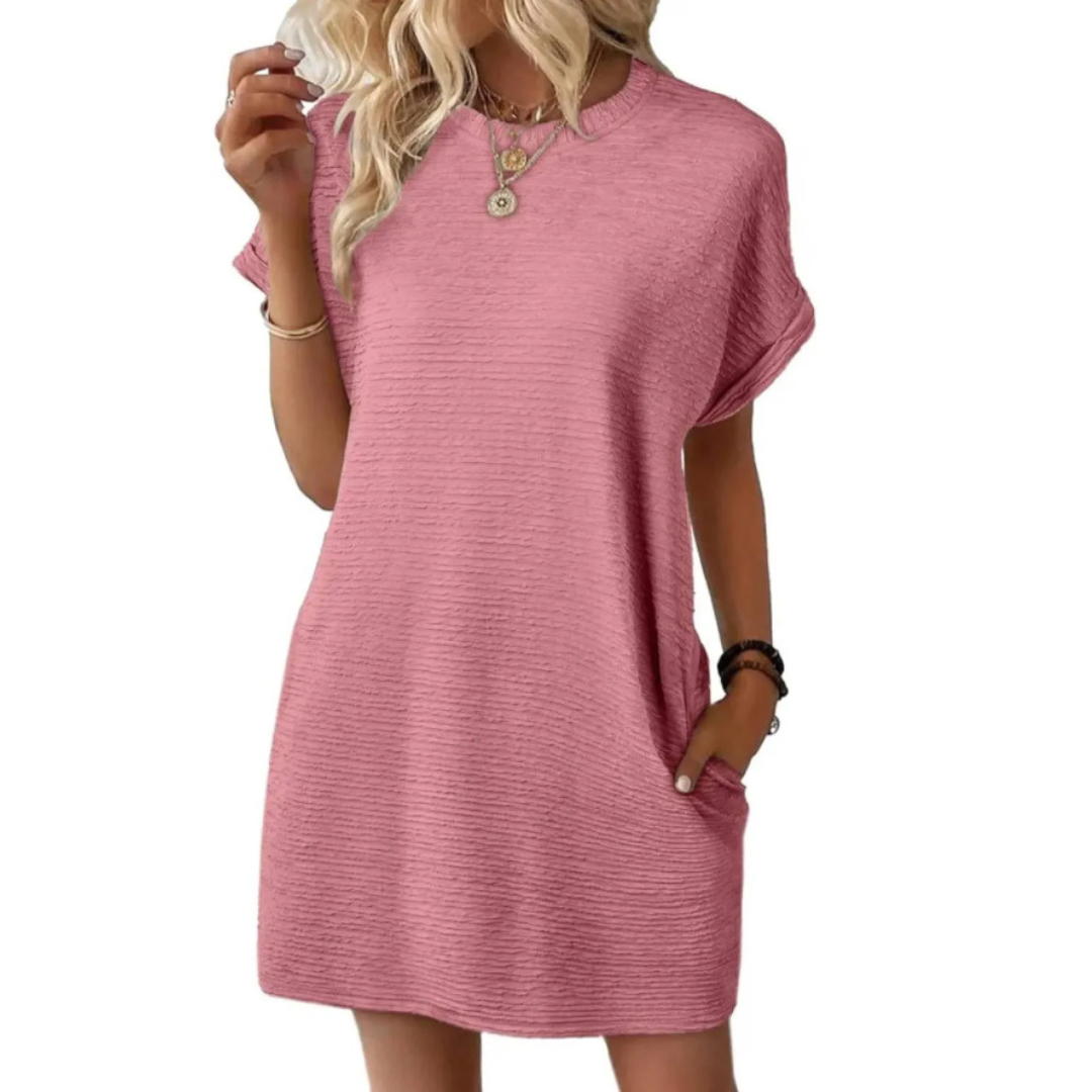 CLAIRE LYON | ROBE À COL ROND POUR FEMMES
