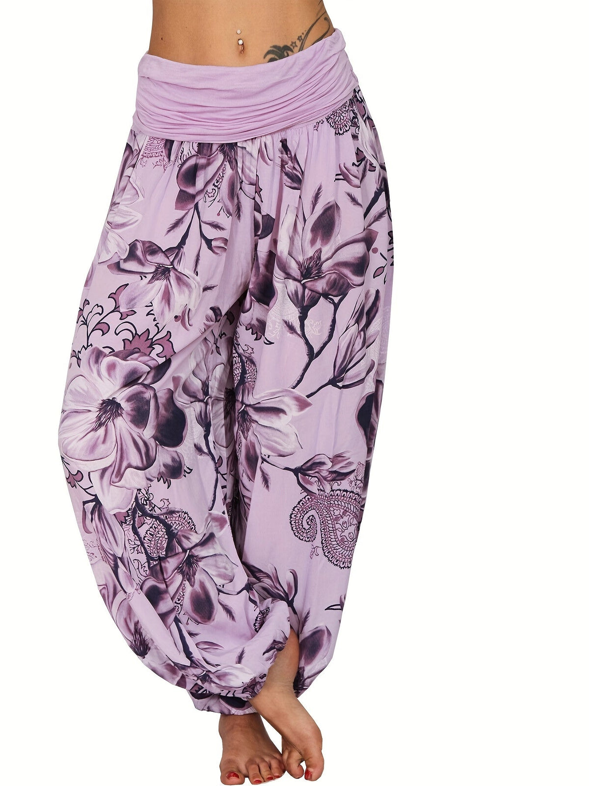 CLAIRE LYON | PANTALONS FLORAUX POUR FEMMES