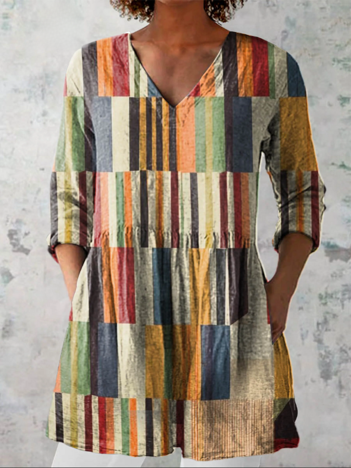 CLAIRE LYON | BLOUSE LONGUE IMPRIMÉE POUR FEMMES