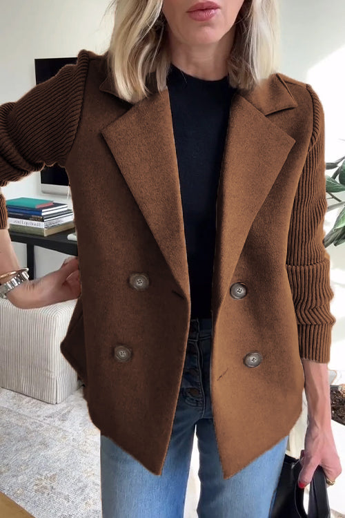 Lenora | Blazer Chic en Tricot à Manches