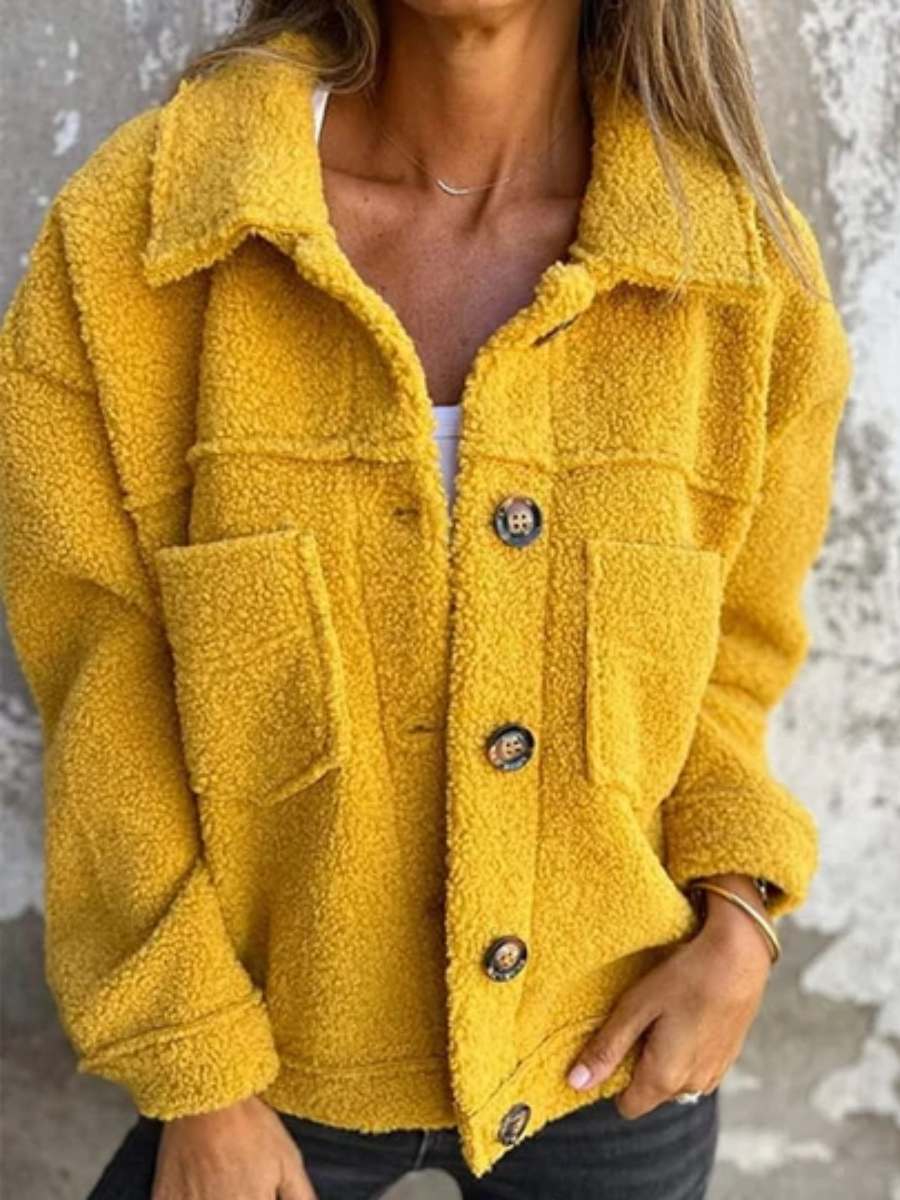 CLAIRE LYON | MANTEAU À BOUTONS TEXTURÉ POUR FEMMES