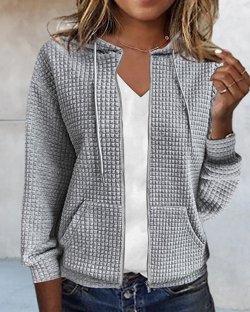 Veste Décontractée à Capuche  Style Moderne et Confort Absolu